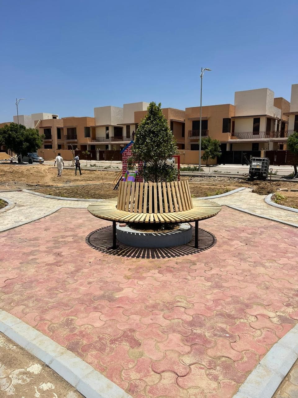 Circular Timber Park Seating