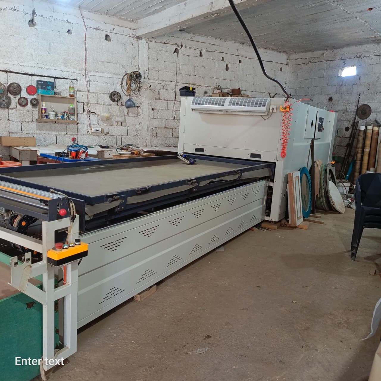 Panel Press & Finishing Station