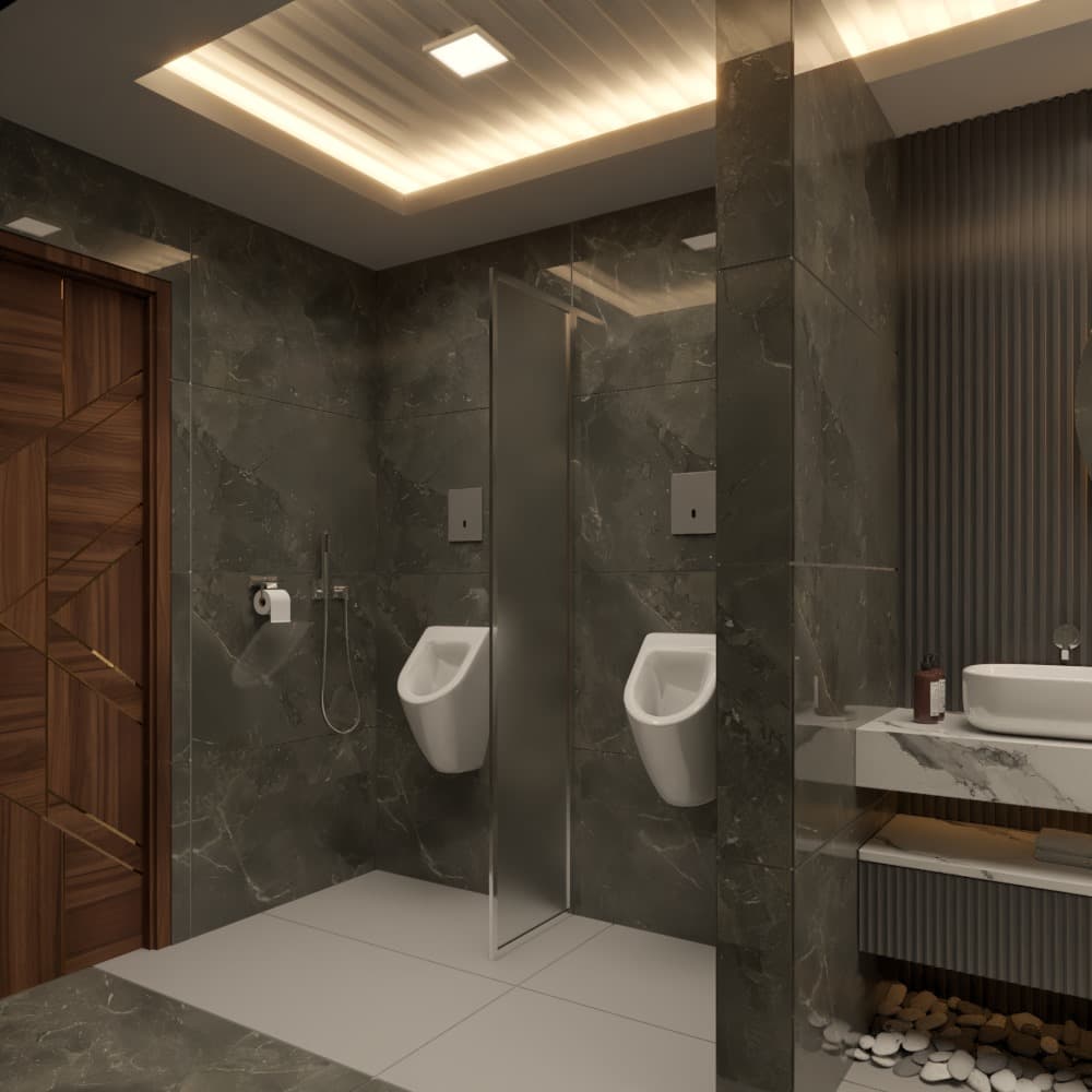 Dark Grey Bathroom Tiles