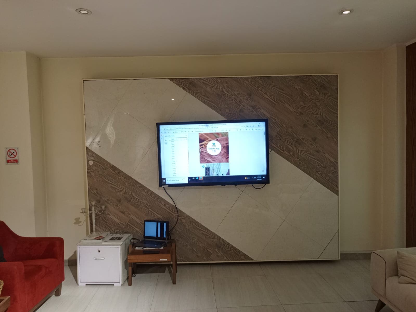 Marble-Look TV Wall Tiles