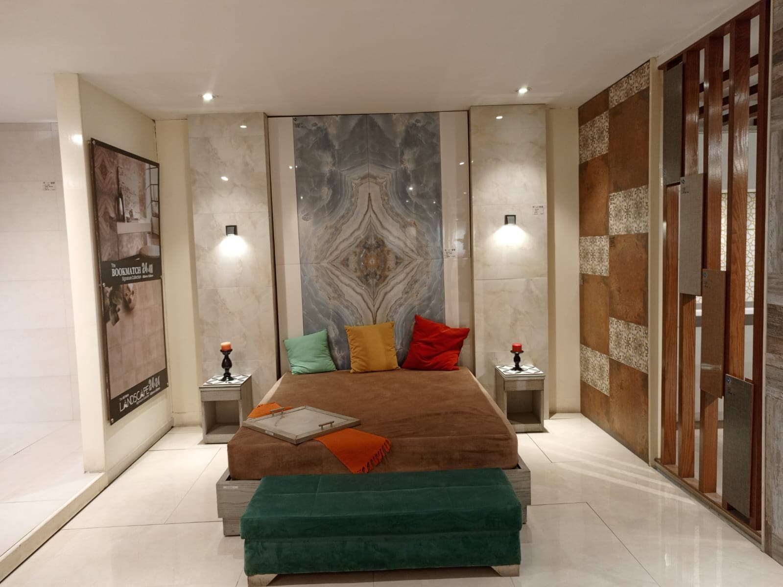 White Bedroom Floor Tiles