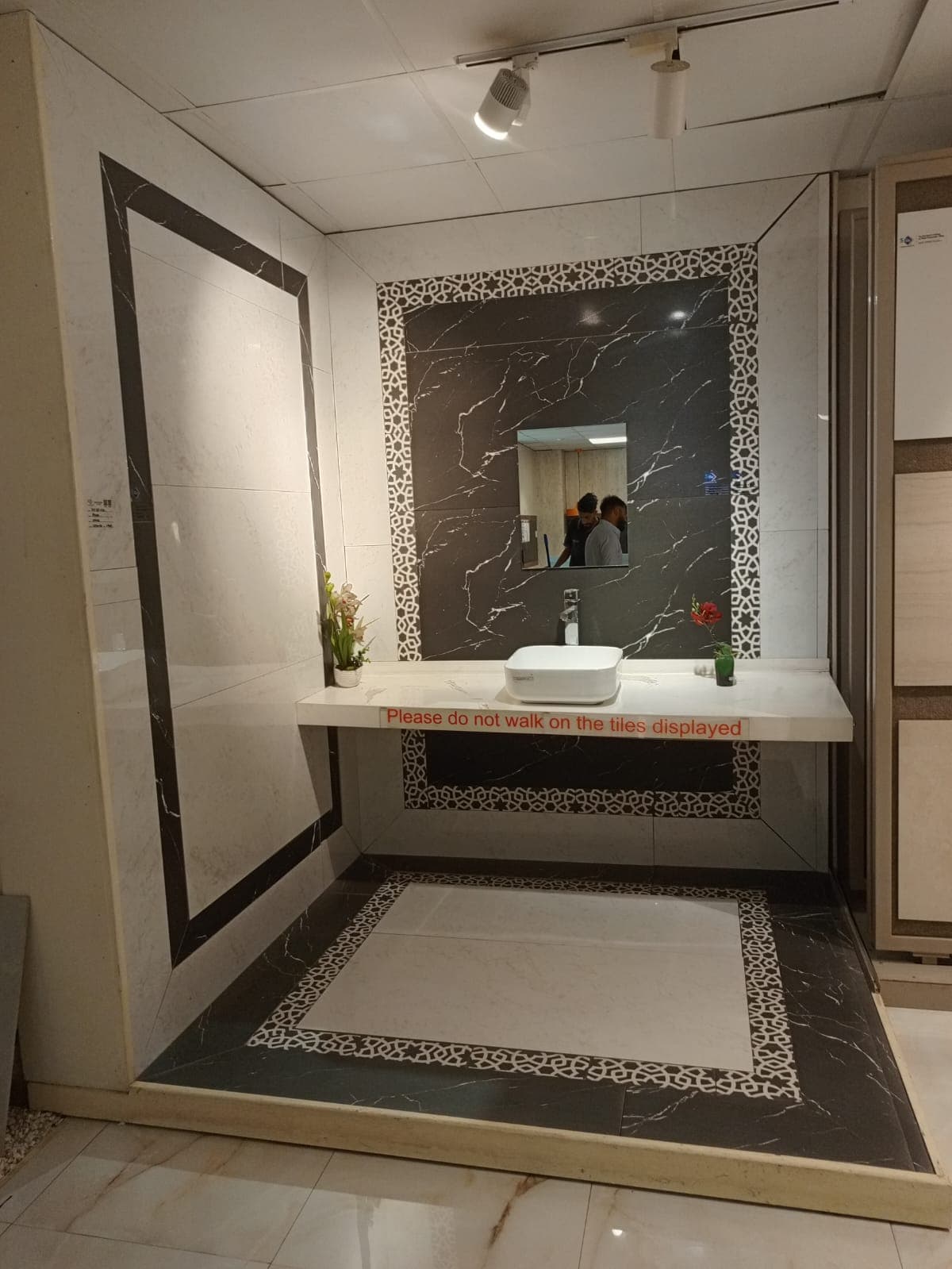Black and White Bathroom Tiles
