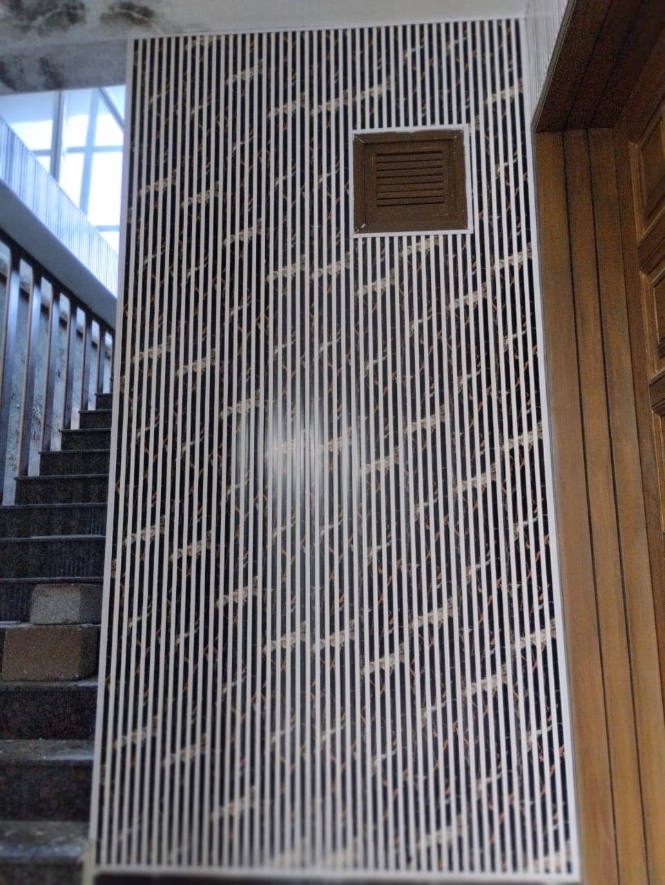 Black and White Striped Wall Tiles